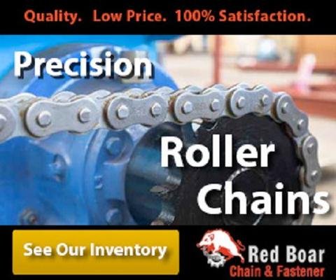 35 Riveted Roller Chain 100ft With 10 Connecting Links 3/8" Pitch D795