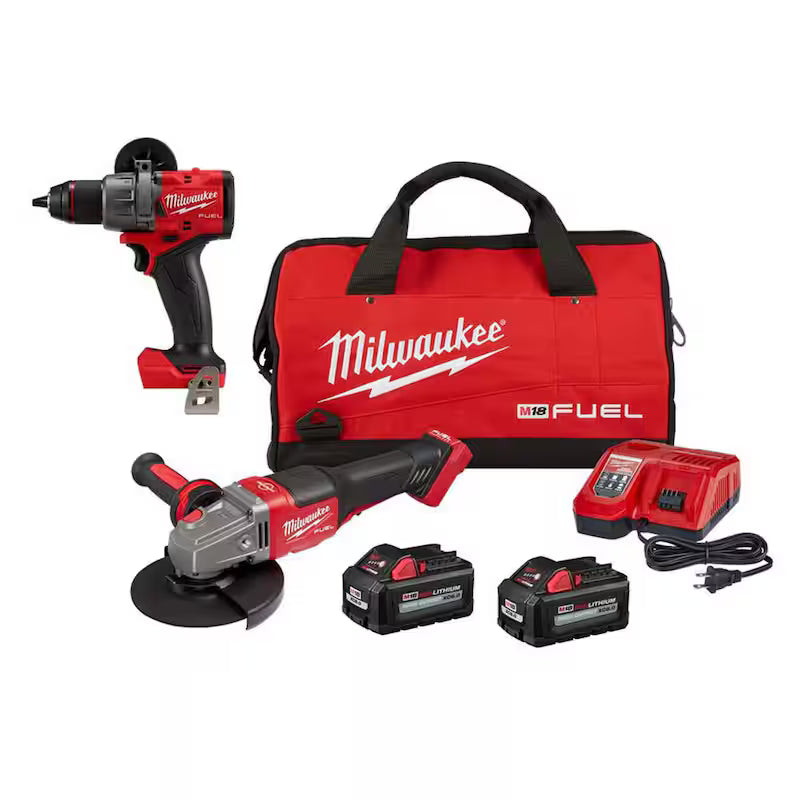 18V Brushless Cordless 4-1/2 in./6 in. Grinder and Hammer Drill O88569