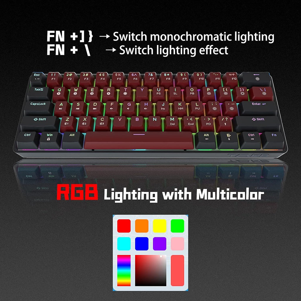 60% Hot Swap RGB Mechanical Keyboard E126