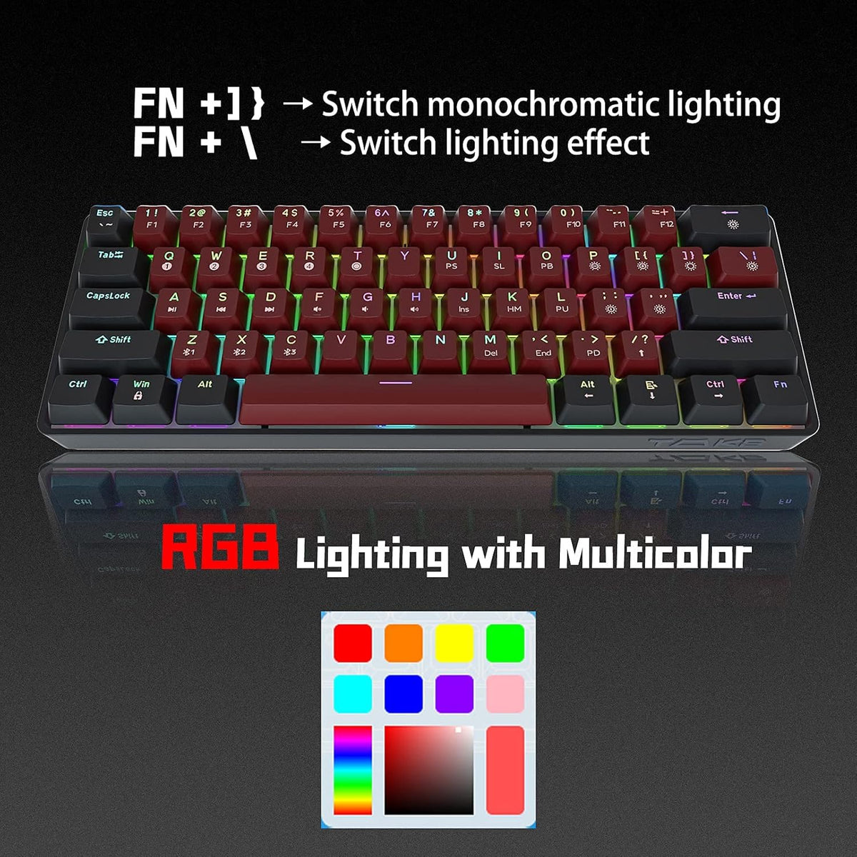 60% Hot Swap RGB Mechanical Keyboard E126
