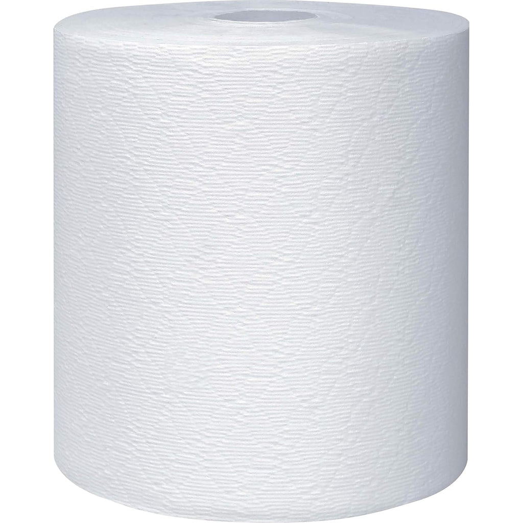 White Hard Roll Paper Towels 12 Rolls O329