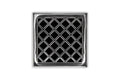 Polished Stainless Complete Kit with Criss-Cross Pattern Decorative Plate N1552