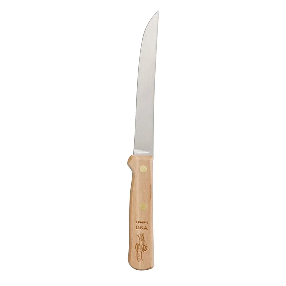 Carbon Steel Knife with Beech Handle C378