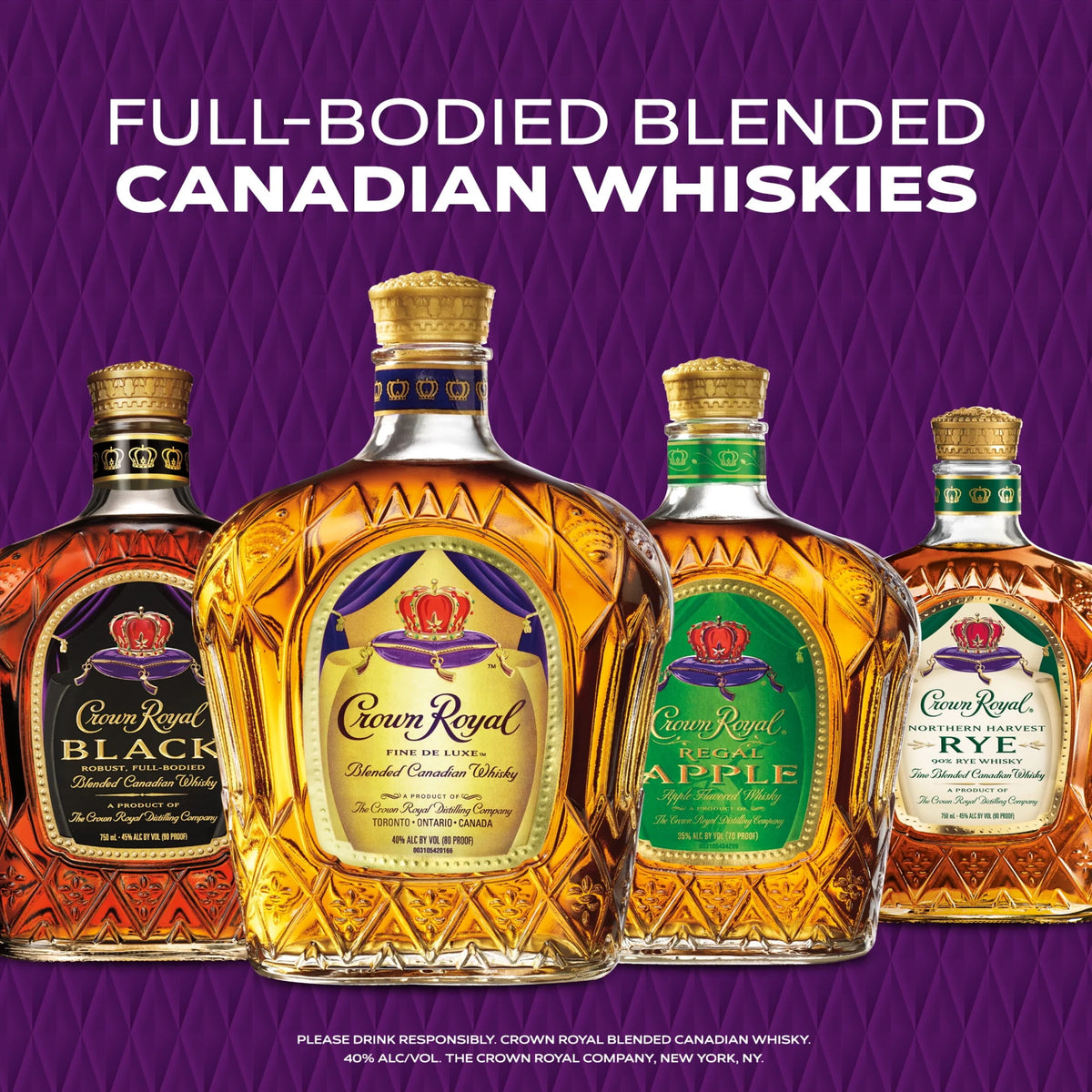 375 mL Blended Canadian Whisky, 40% ABV Z46014