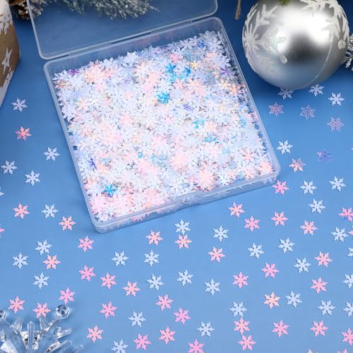 Christmas Confetti Glitter Tree Decorations Santa Claus Snowflakes Candy Canes Sprinkles D1264