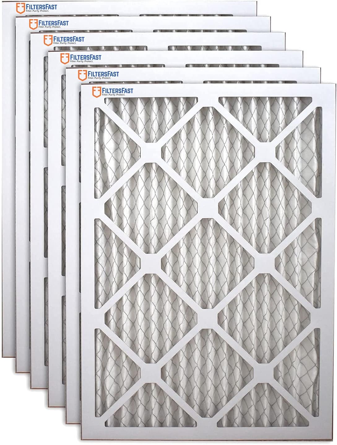14x14x1 MERV 8 Air Filter, 6 Pack S9744