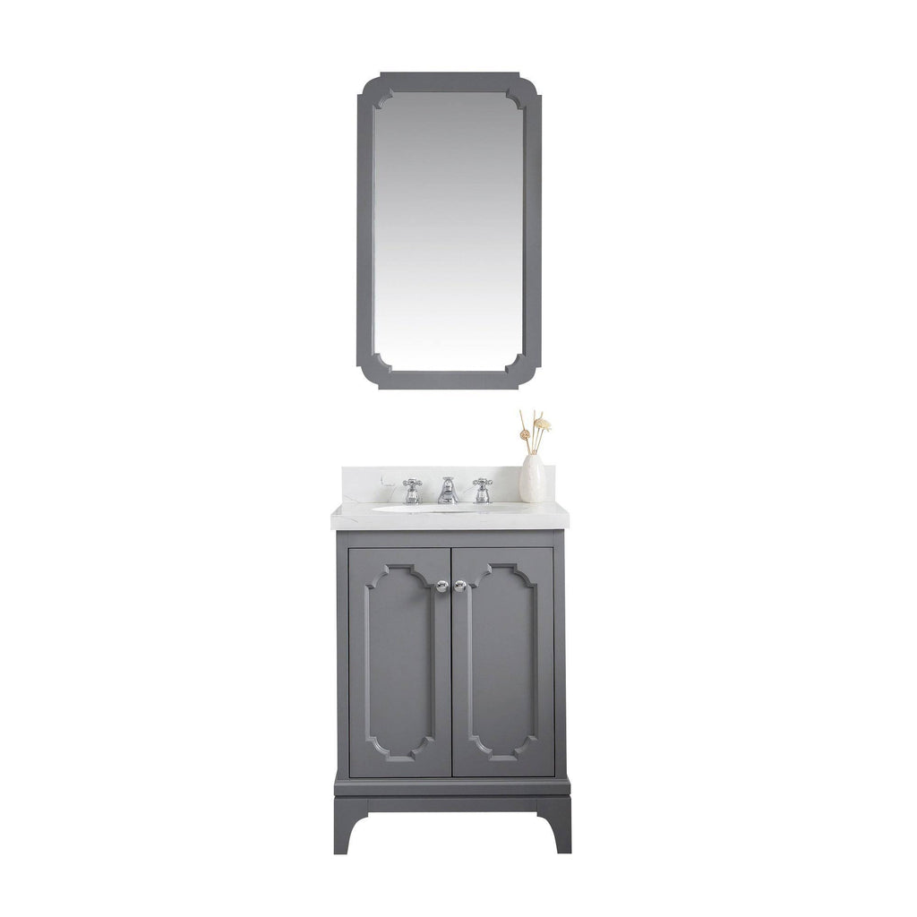 Cashmere Grey Quartz Single Sink Vanity H934