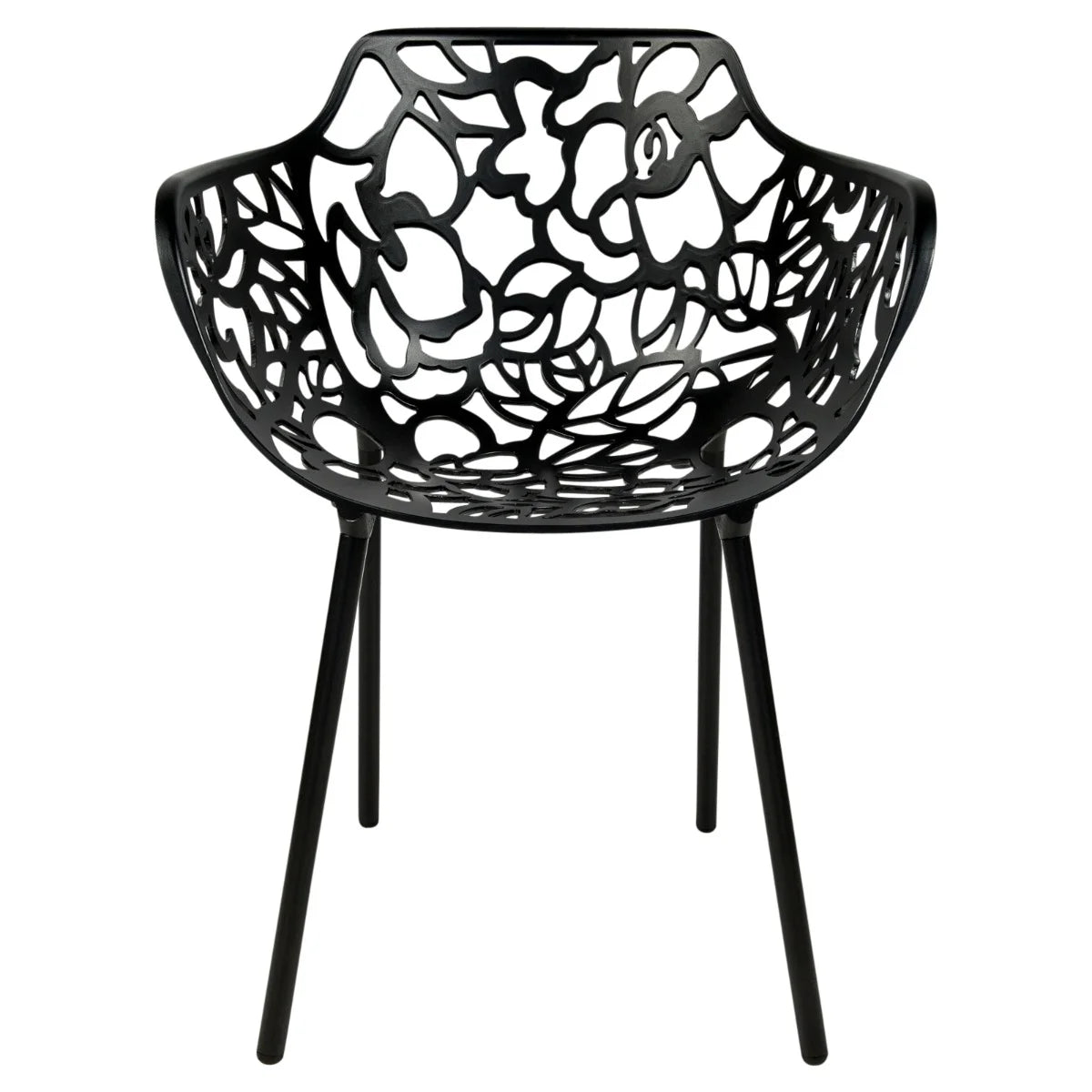 3-Piece Aluminum Outdoor Patio Dining Set with Tempered Glass Table and 2 Arm Chairs Q34168