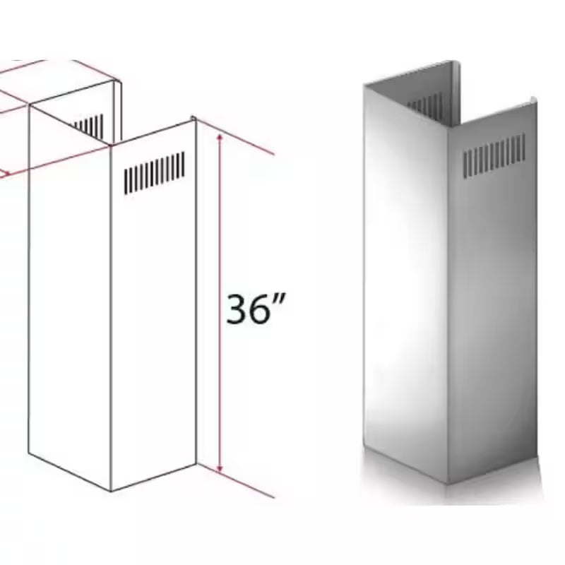 Adjustable 1-Piece Chimney Extension Kit J917