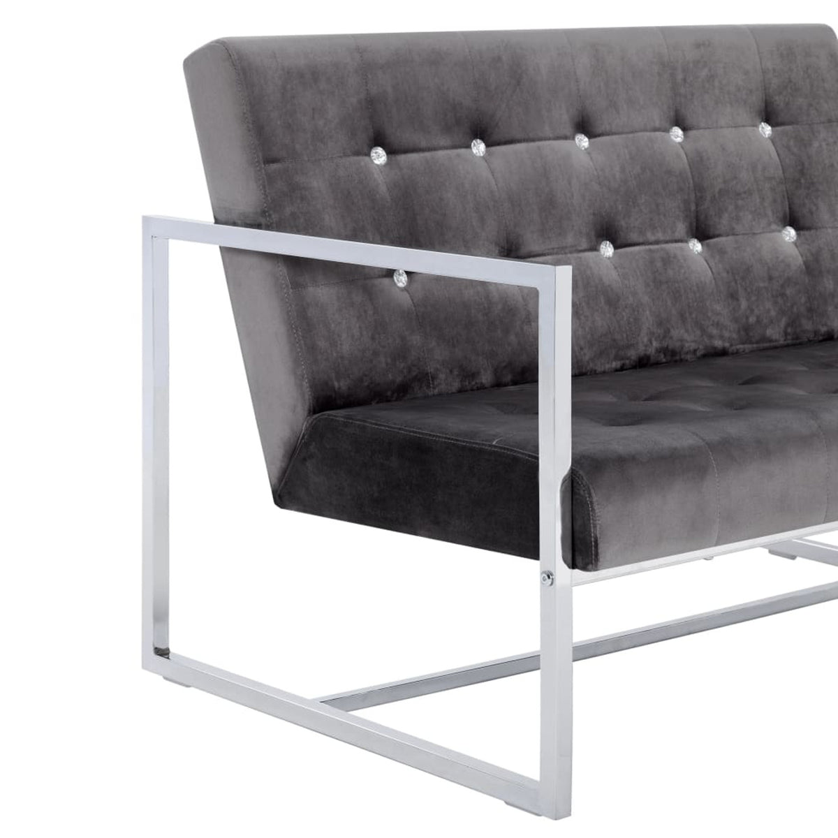 2-Seater Sofa Dark Gray M5019