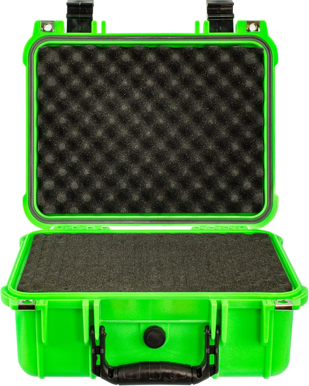 Neon Green Water & Shock Proof Hard Case with Foam N13154