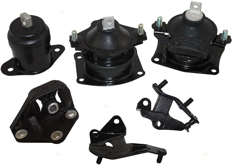 6 Pc Engine & Transmission Motor Mount Kit for Honda Accord 2.4L U51608