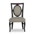 Rustic Straw King Louis Back Side Chair A10251