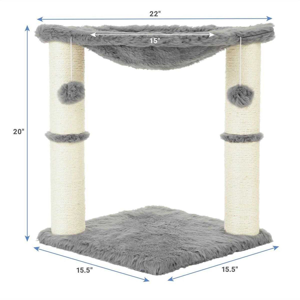 20-in Faux Fur Cat Tree U678