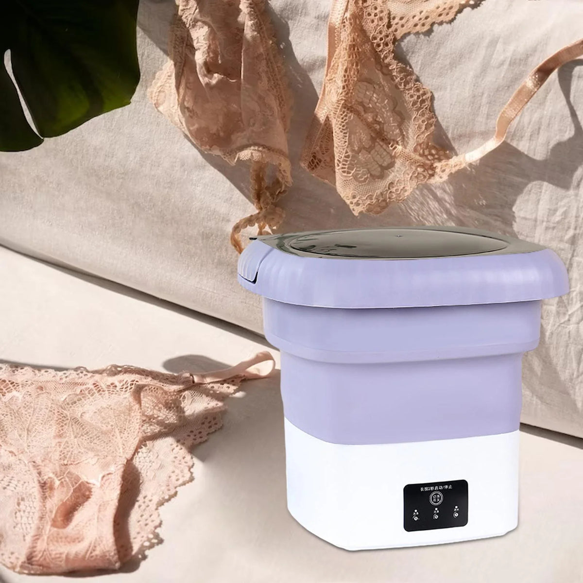 Folding Portable Washing Machine 9L Capacity J439511