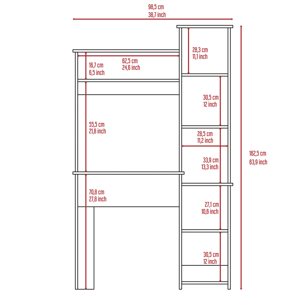 Light Gray Writing Desk K650