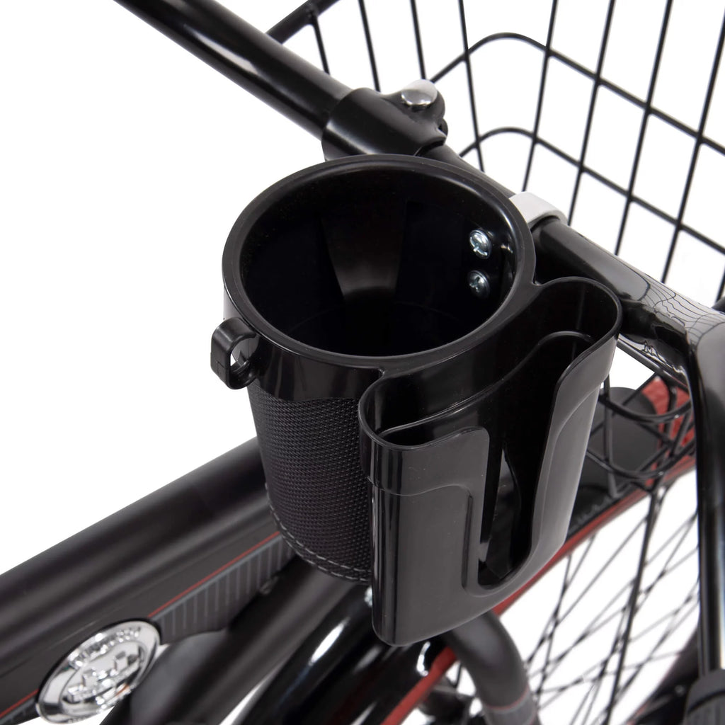 26 Inch Matte Black Cruiser Bike S359169