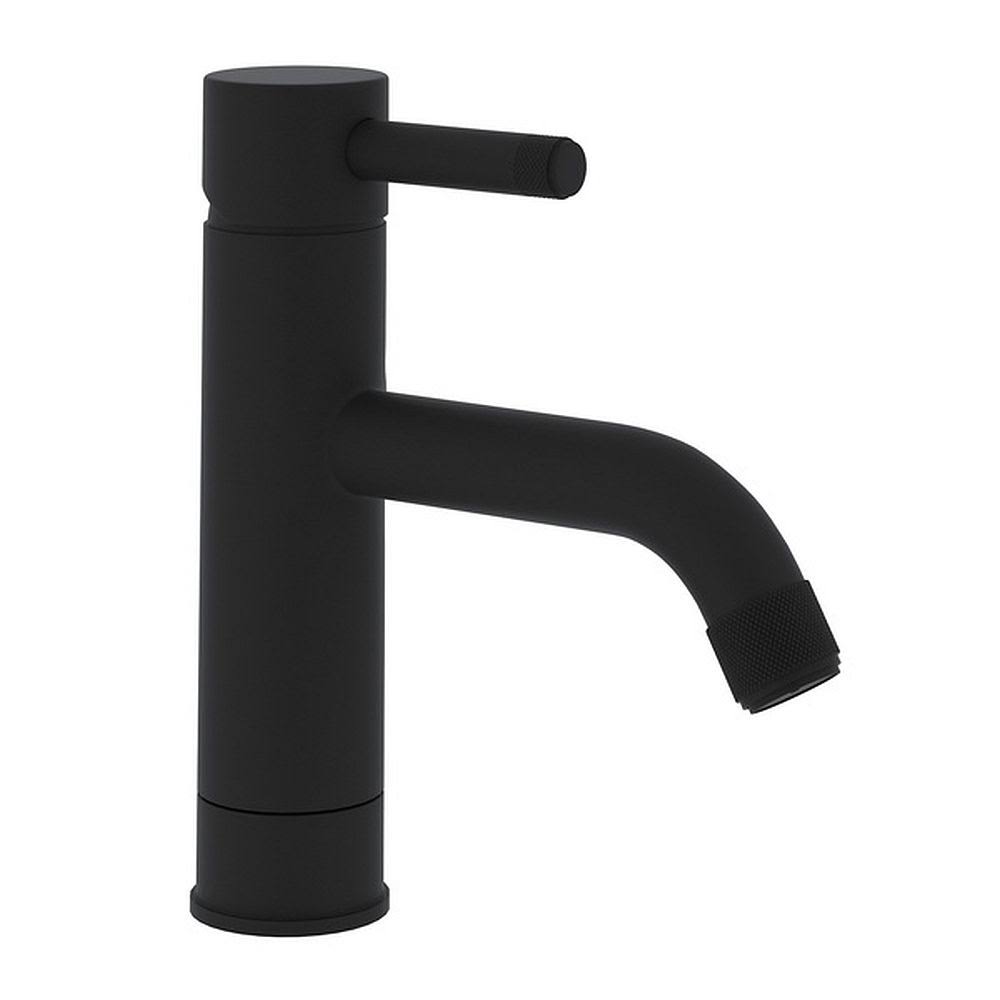 Matte Black Single Hole Lever Lavatory Faucet A41661