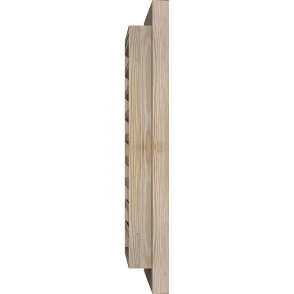 Unfinished Pine Gable Vent M3885
