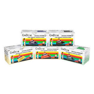 Exercise Band 6 Yard Rolls 5-Piece Set T955896