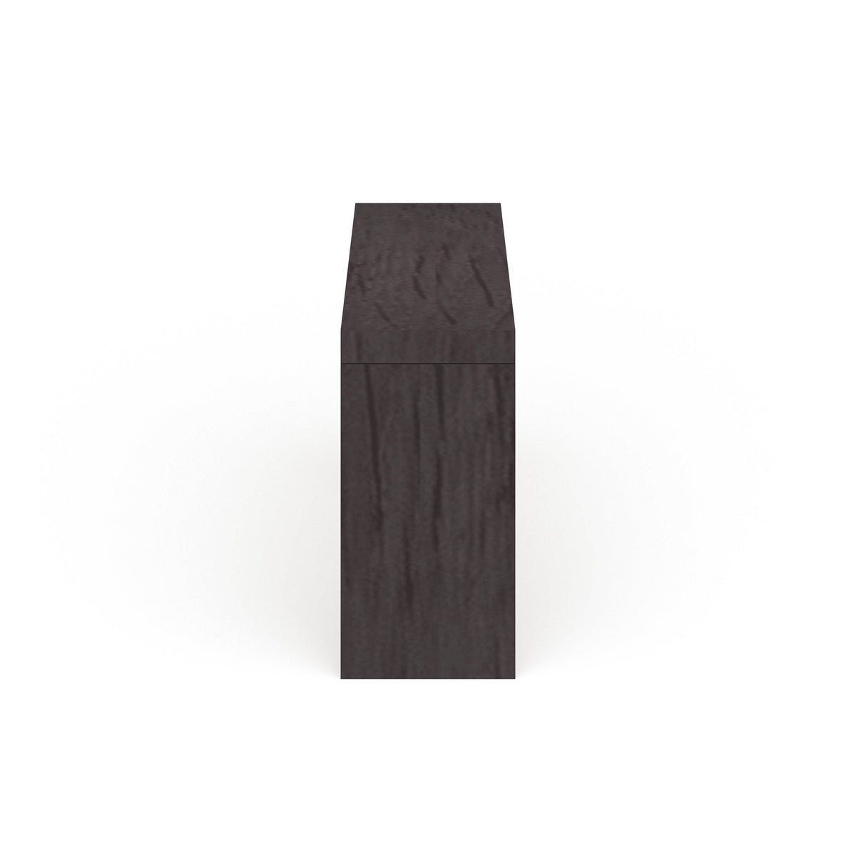 Black Wood Grain Veneer Console Table O591882