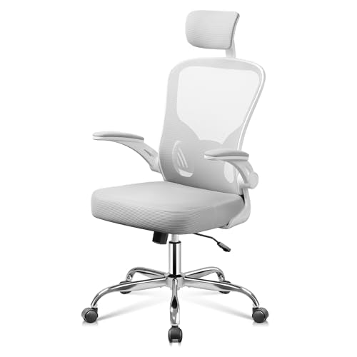 White High Back Mesh Ergonomic Office Chair O608