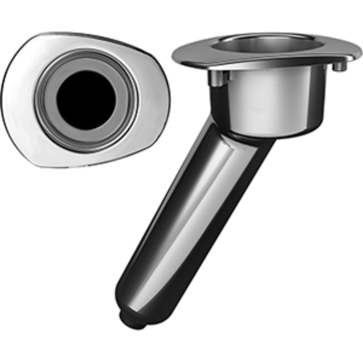 Stainless Steel 30 Rod Cup Holder Drain Oval Top S5757