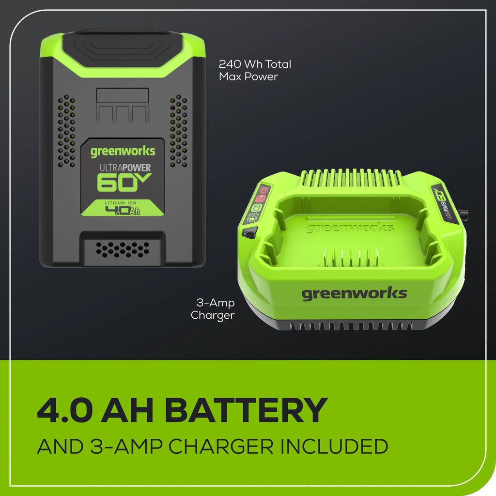 60V 16 String Trimmer with 4.0 Ah Battery & Charger R1220