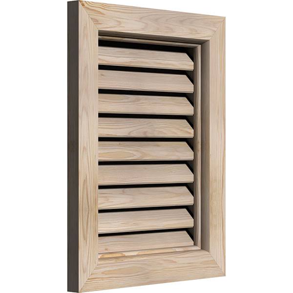Unfinished Pine Gable Vent M3885