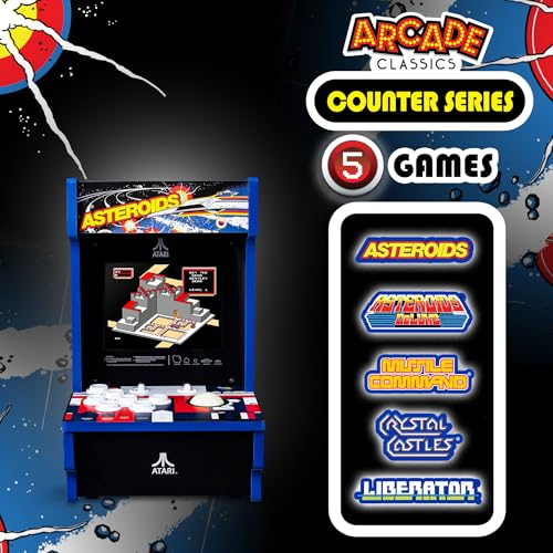 4 Games 8" Liquid Crystal Screen Mini Cabinet Countertop Console U343