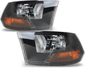 Black Headlights Lamps Replacement Driver + Passenger Side F78237
