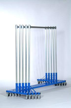 Heavy Duty Single Rail Z Rack White E8162