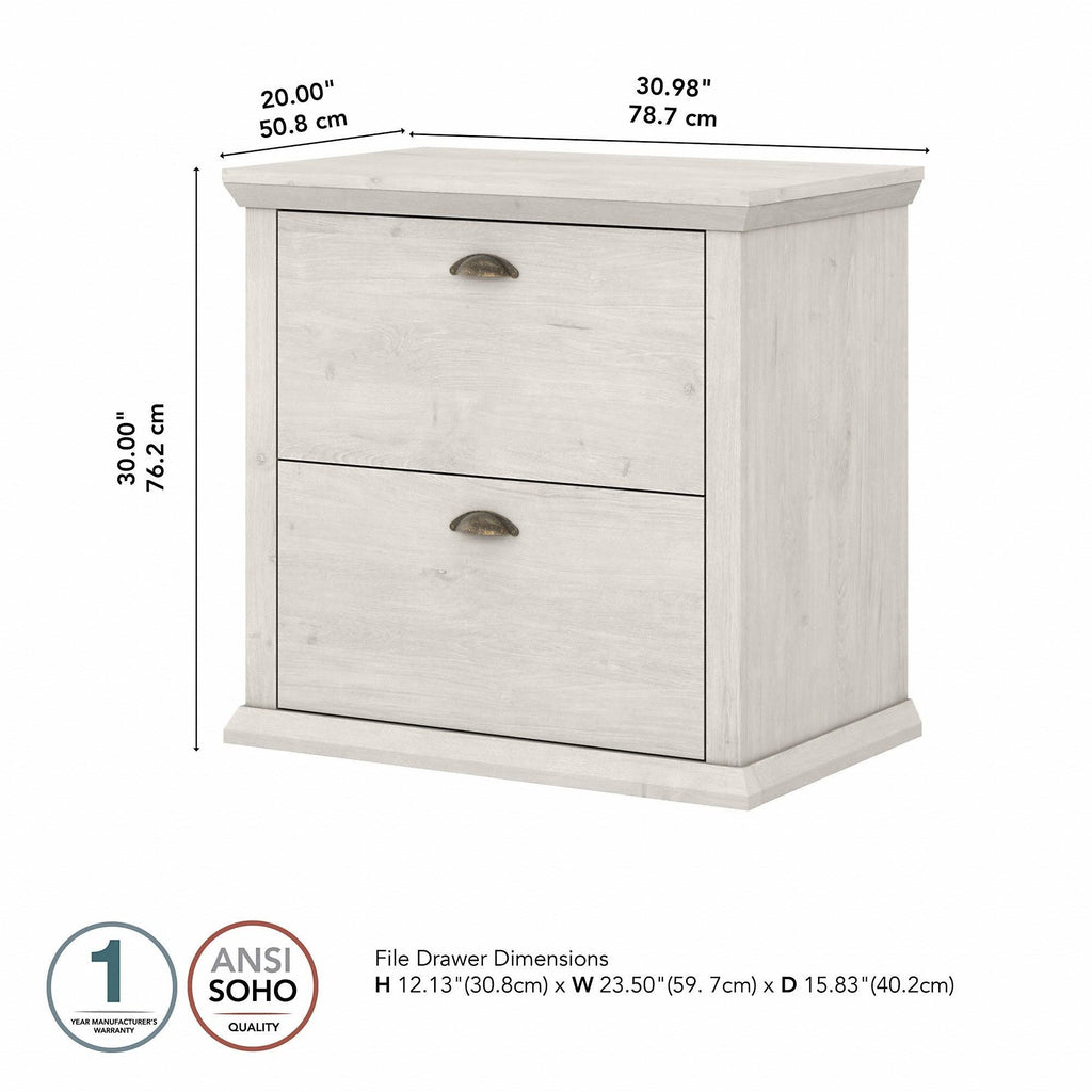 2 Drawer Lateral File Cabinet, Reclaimed Pine Y60497