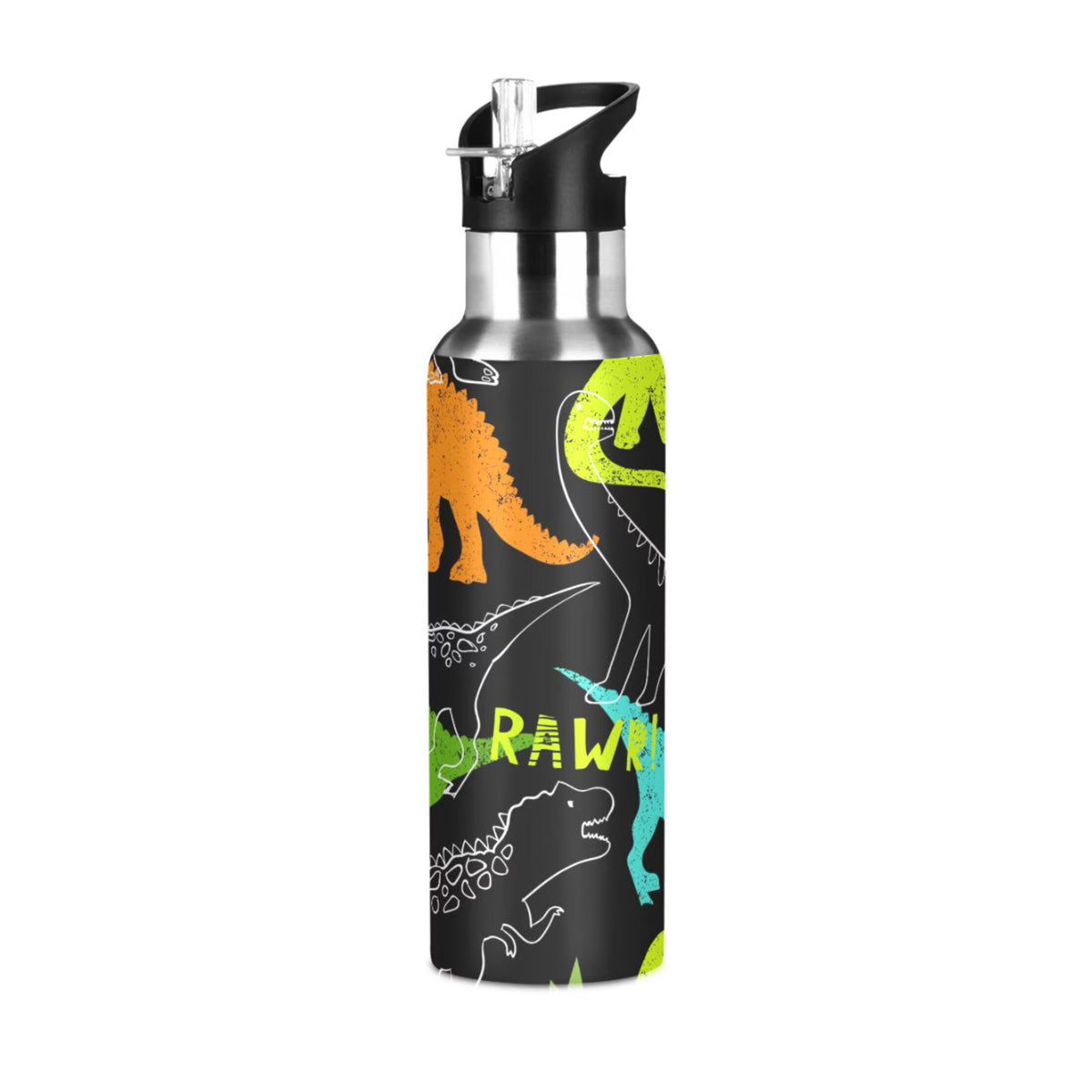 Stainless Steel Insulated Water Bottle with Straw Lid I7413