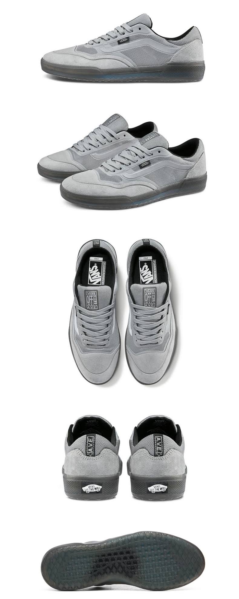 Ave Pro Reflective Gray Shoes Q95387