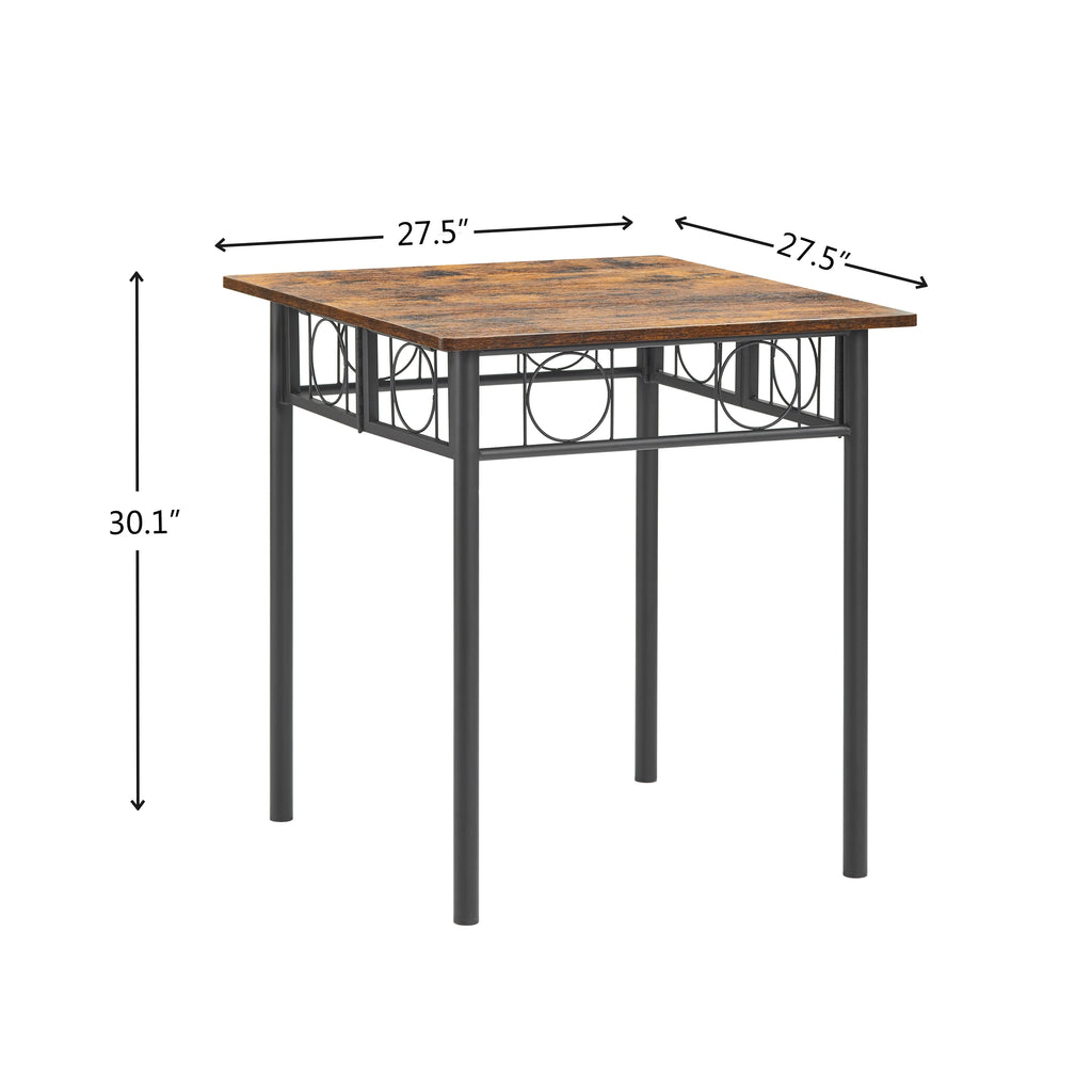 Iron Wood Square Table J602
