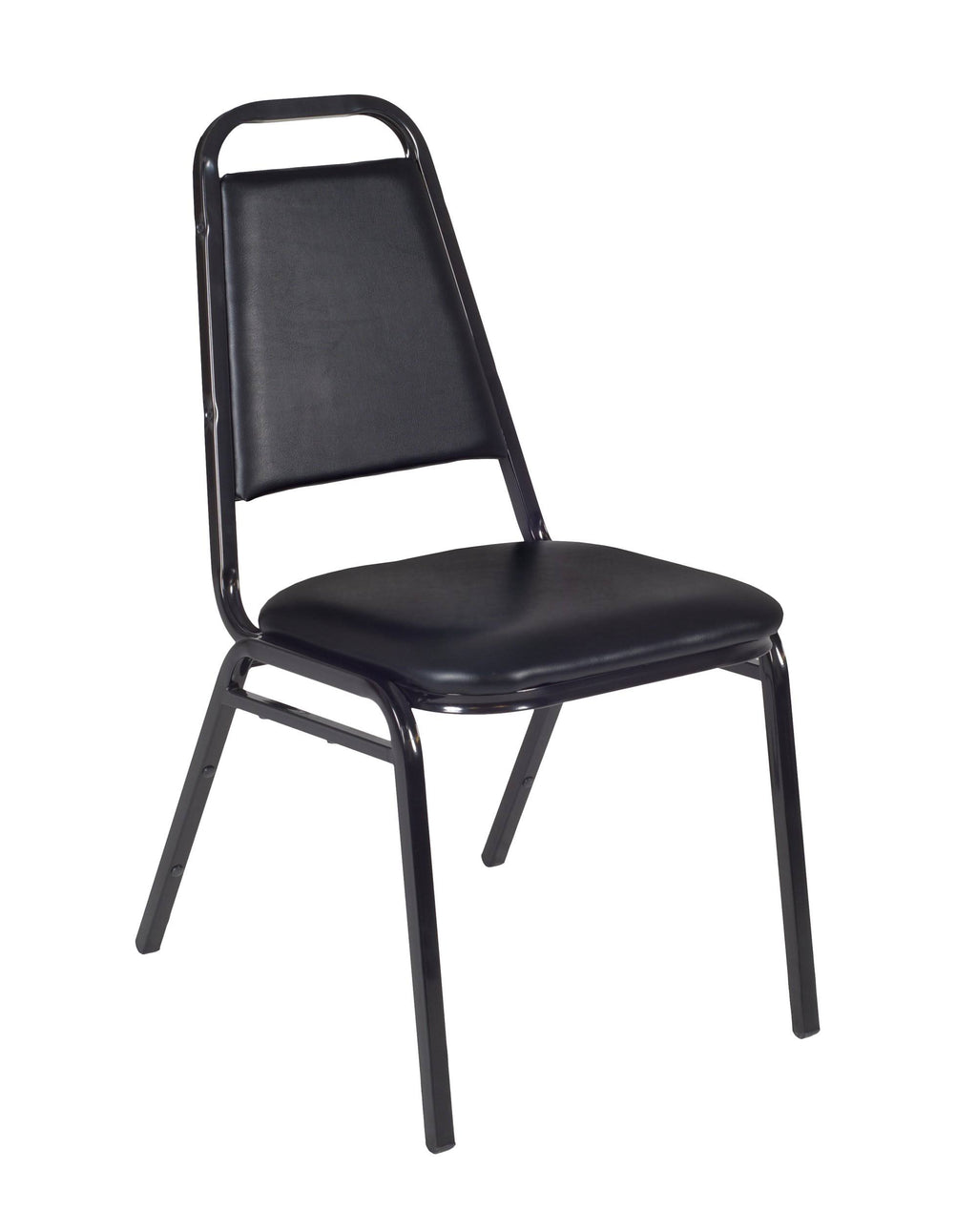 Round Breakroom Table with 4 Stack Chairs F366775