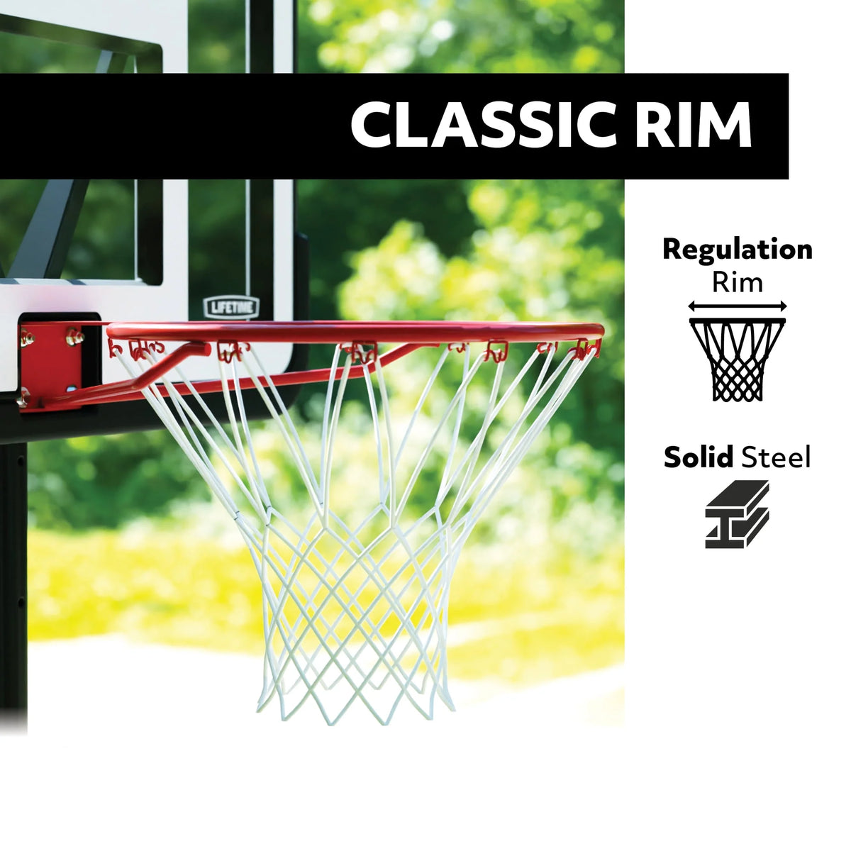 Adjustable Youth Portable Basketball Hoop F3463