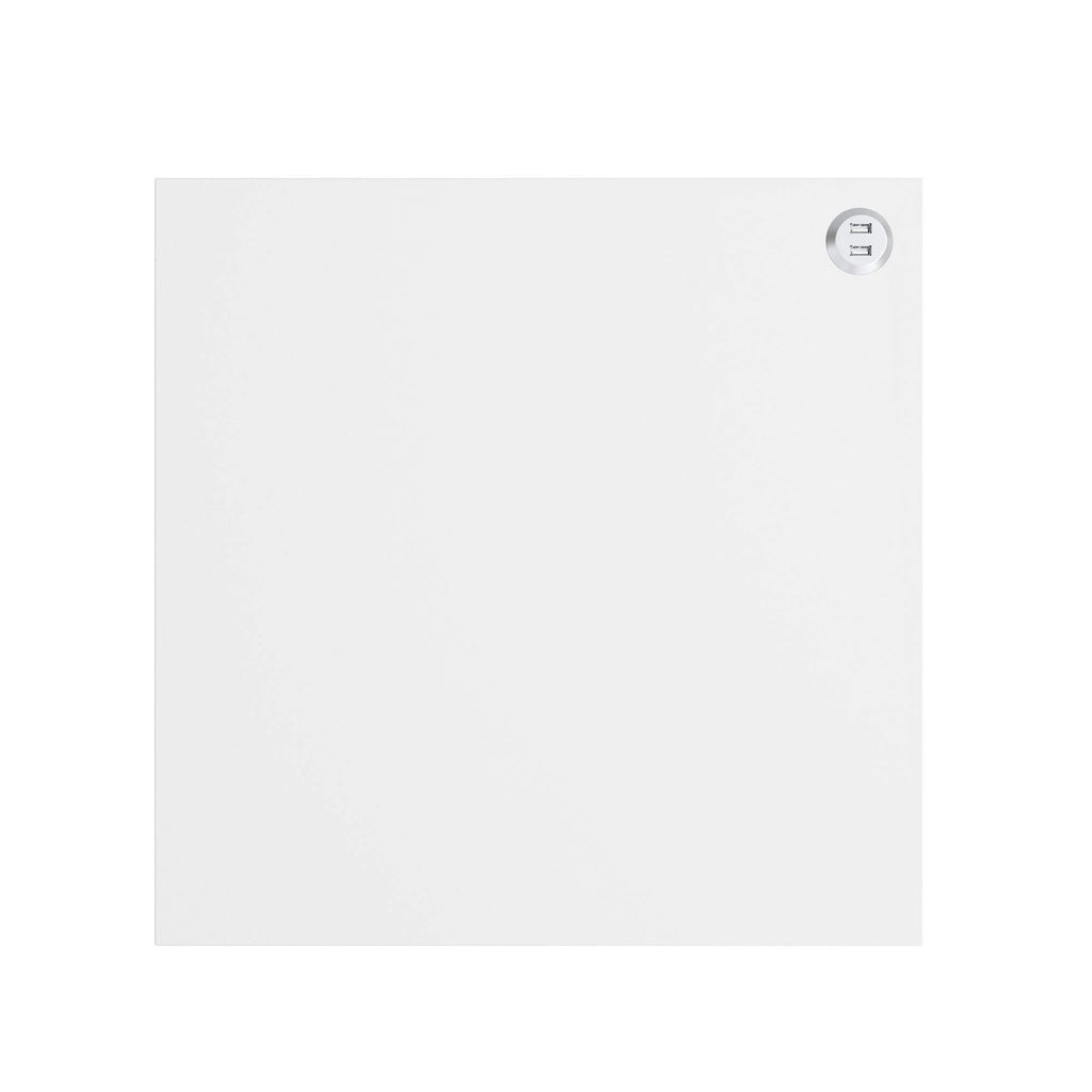 White 2 Drawer Side Table G970