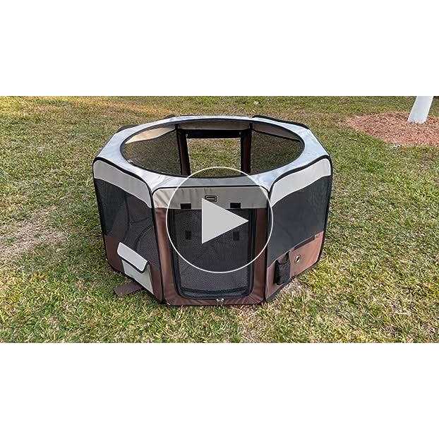Dog Playpen Portable Pet Play Pens for Small P9789