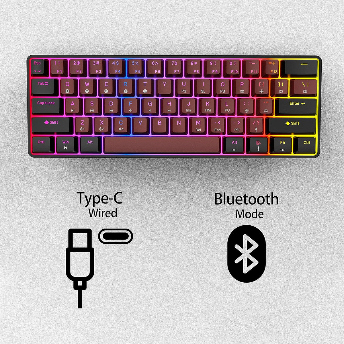 60% Hot Swap RGB Mechanical Keyboard E126