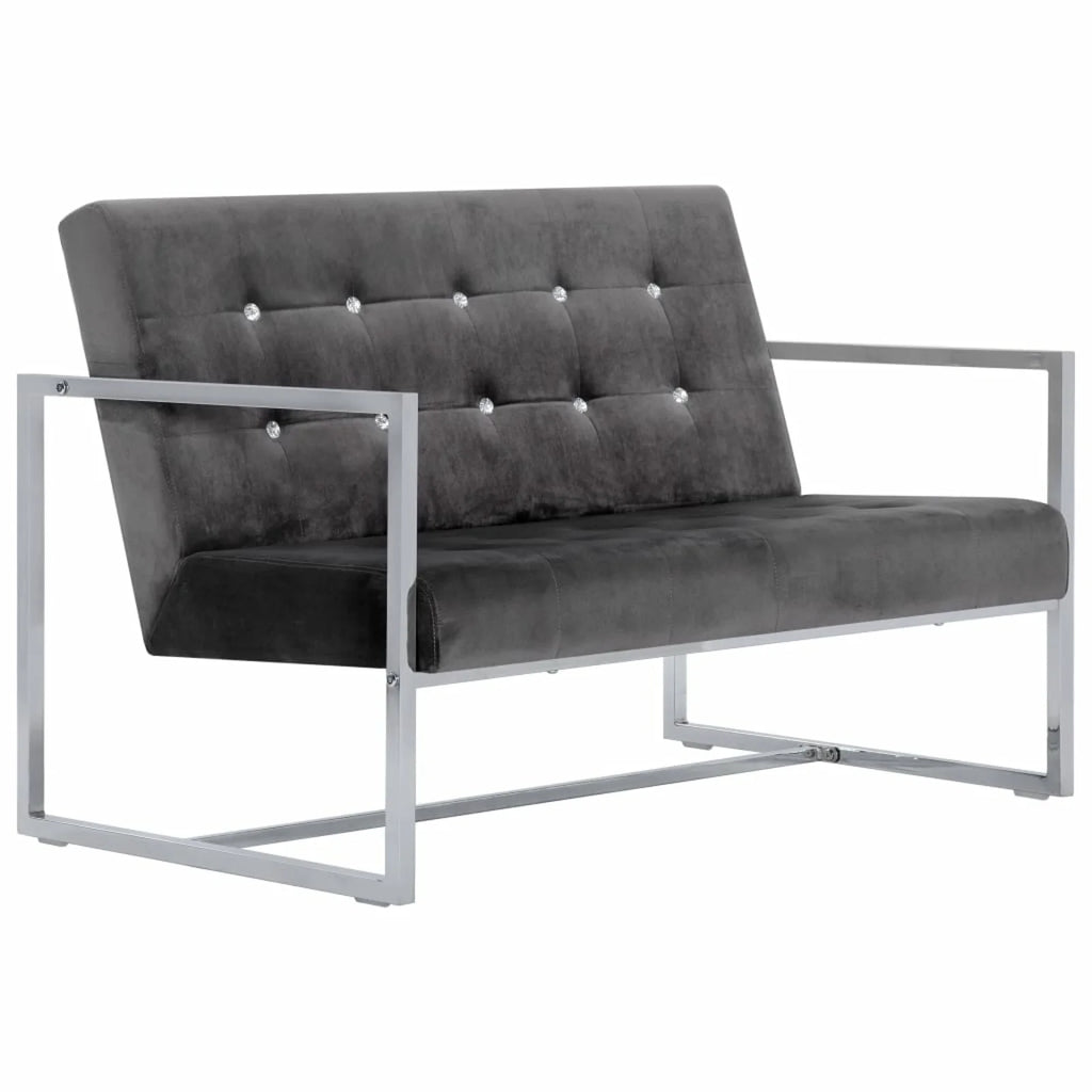 2-Seater Sofa Dark Gray M5019