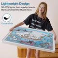 1500 Piece Wooden Puzzle Board with Folding Legs and 4 Drawers S12869