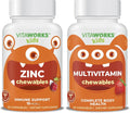 Kids Zinc 15mg Chewables + Multivitamin Chewables Z291193