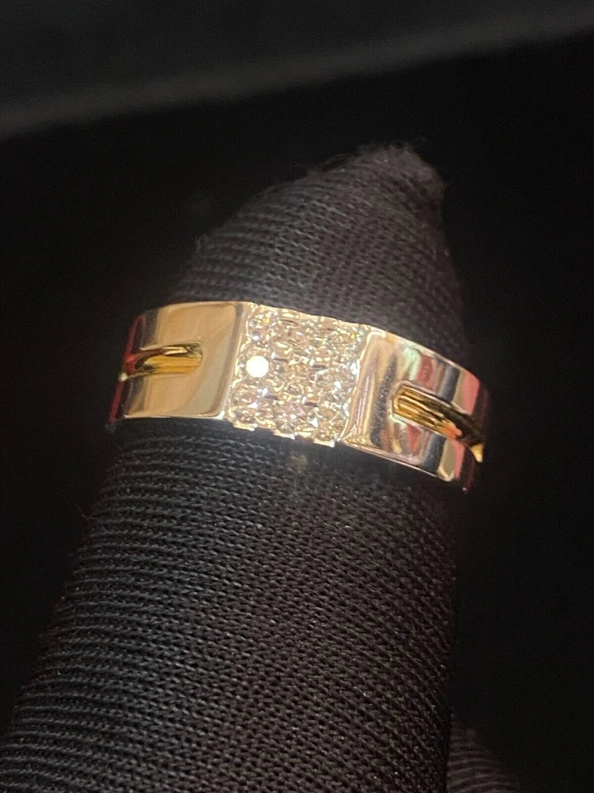 14K White Gold Diamond Wedding Band Ring W5392