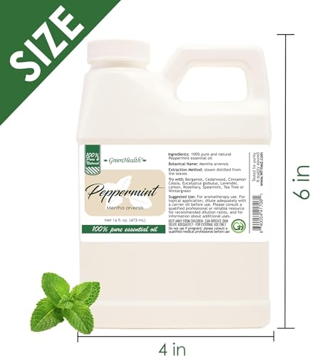 16 fl oz Peppermint Essential Oil M2631
