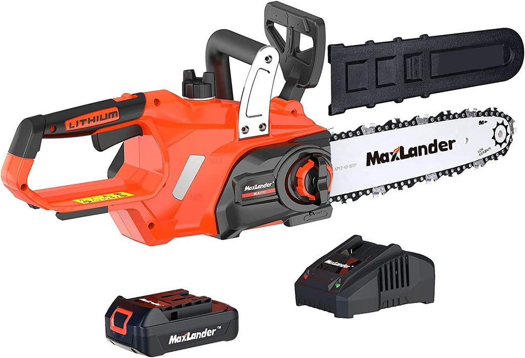 10-Inch Cordless Chainsaw with Battery and Charger Q4215