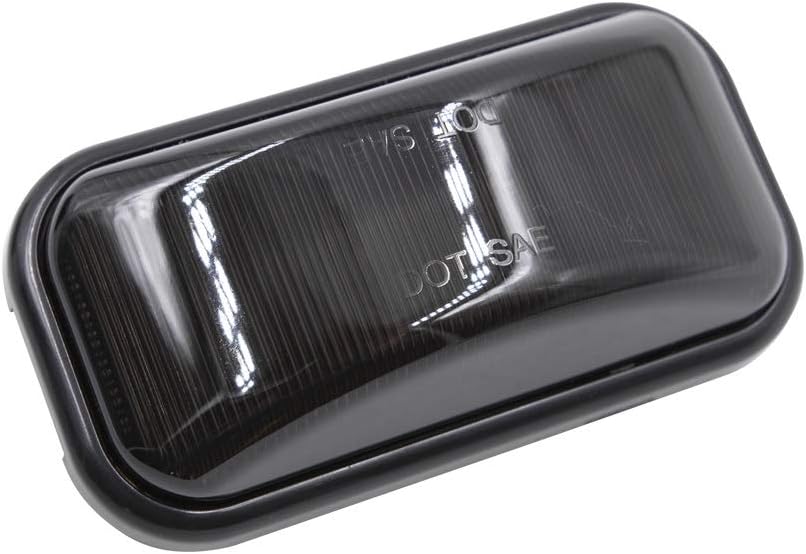 10pcs LED Cab Marker Light Housing Smoke Lens Roof Top Clearance Light Cover D943
