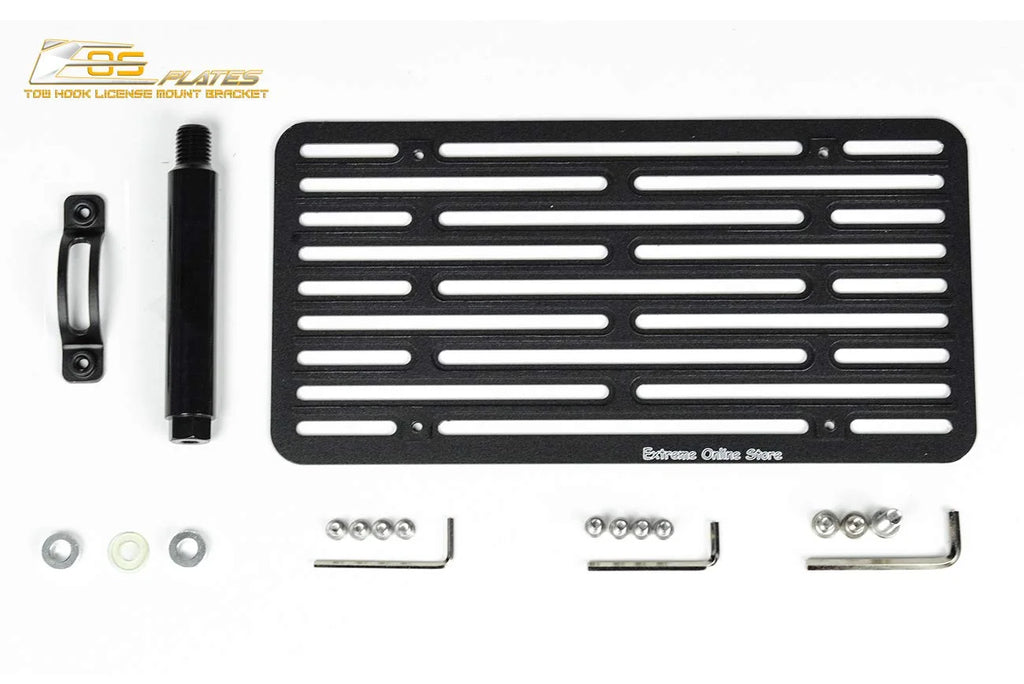 Replacement Front Bumper Tow Hook License Plate Relocator Mount Bracket T4799