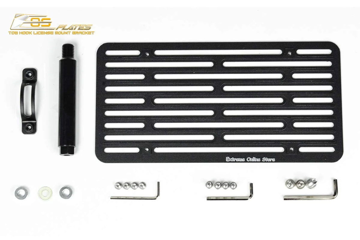 Replacement Front Bumper Tow Hook License Plate Relocator Mount Bracket T4799